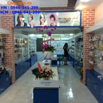 Thiết kế cửa hàng mỹ Phẩm Bồ công Anh - Chị Uyên - Phú Nhuận